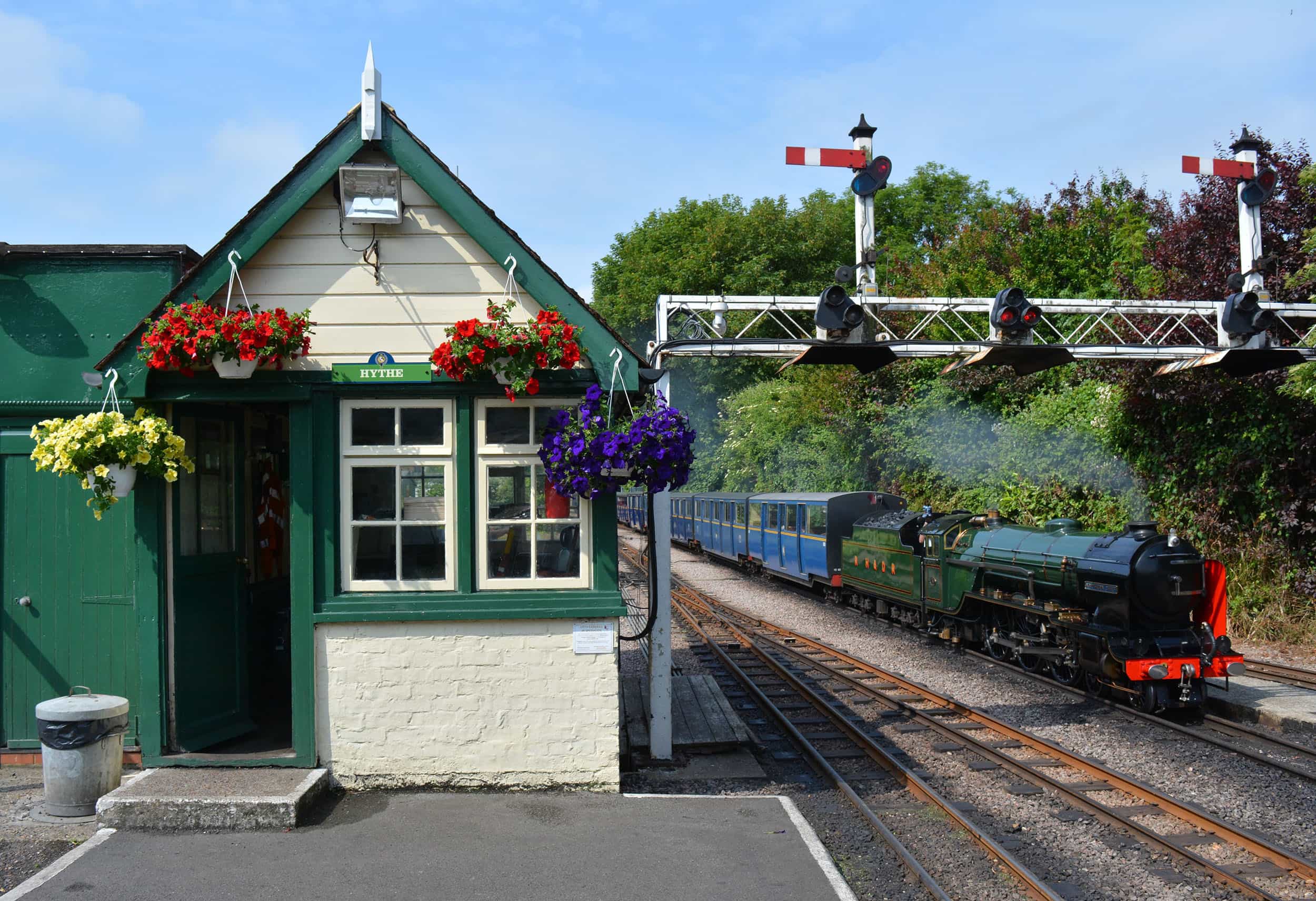 Hythe Station at Romney, Hythe & Dymchurch Railway